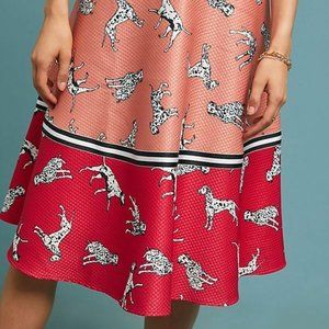 Sporty Dalmatian Skirt by Anthropologie x Hutch